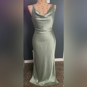 Selfie Leslie Mint Backless Dress